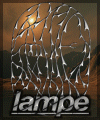 Landscape scene with his band logo..
