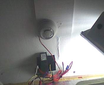Basic heating controls. T87 t-stat, 24v transformer which is then hooked up to a relay which controls a heating element that maintains a temperature of about 78